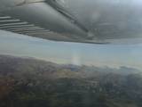 Cádiz - Sierra de Cádiz - Blickrichtung Málaga/ Gibraltar. Levante - ein starker Ostwind in dieser Gegend am Mittelmeer. Staubewölkung.