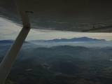 Im Fliegerurlaub aus dem UL von Villamartin in Spanien ein Blick in die Berge der Sierra de Cádiz.